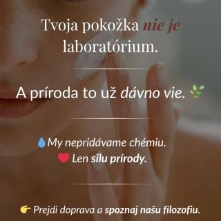 💛 Nie sme len e-shop s kozmetikou. Sme ľudia, ktorí veria, že to, čo si dávame na pleť, by malo byť rovnako čisté ako to,...
